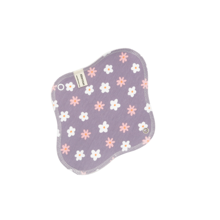 Serviette hygiénique lavable en coton bio - Taille M (flux moyen)