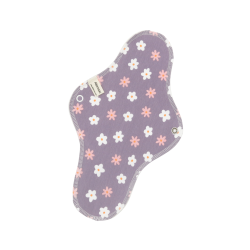 Serviette hygiénique lavable en coton bio - Taille L (flux abondant)