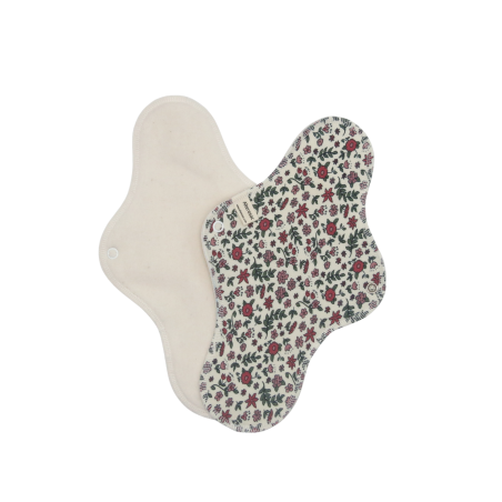 Serviette hygiénique lavable en coton bio - Taille L (flux abondant)