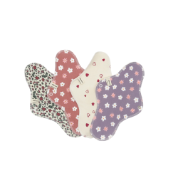 Serviette hygiénique lavable en coton bio - Taille L (flux abondant)