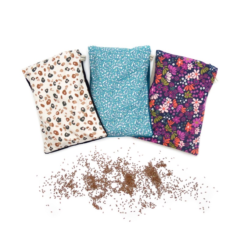 Bouillotte aux graines de lin