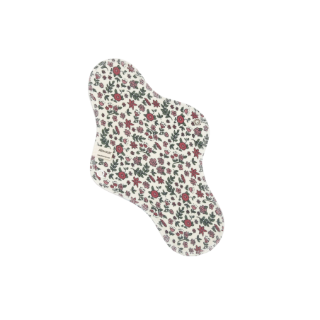 Pack de 3 serviettes hygiéniques lavables en coton bio - Taille L (flux abondant)