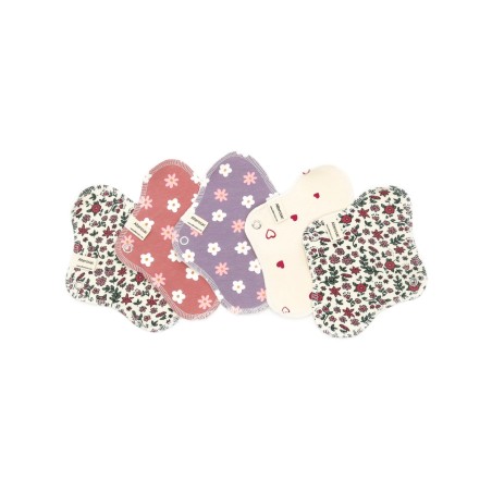 Pack de 5 protège-slip en coton bio - certifié GOTS