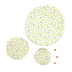 Recouvre bol en coton enduit - x 3 (S/M/L)
